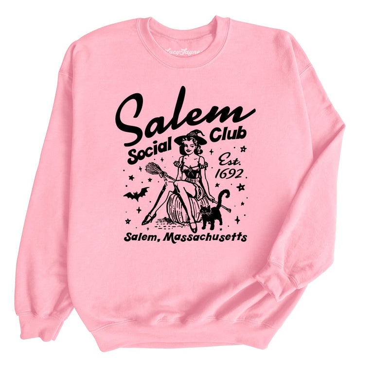 Salem Social Club - Light Pink - Full Front