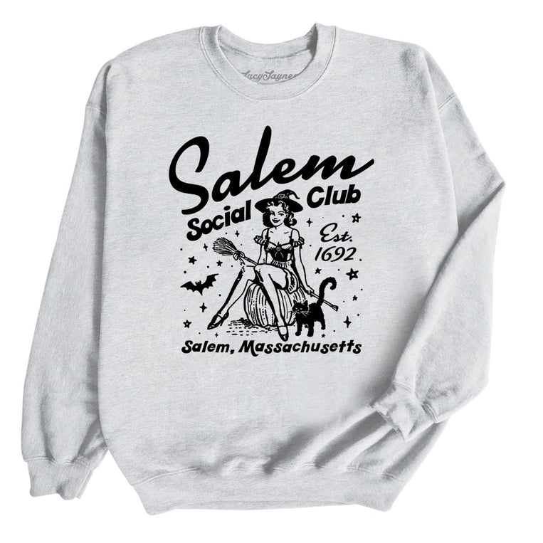 Salem Social Club - Ash - Unisex Sweatshirt