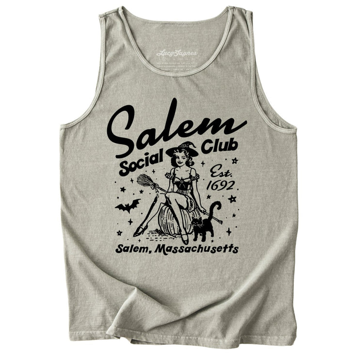 Salem Social Club Comfort Colors Tank Top