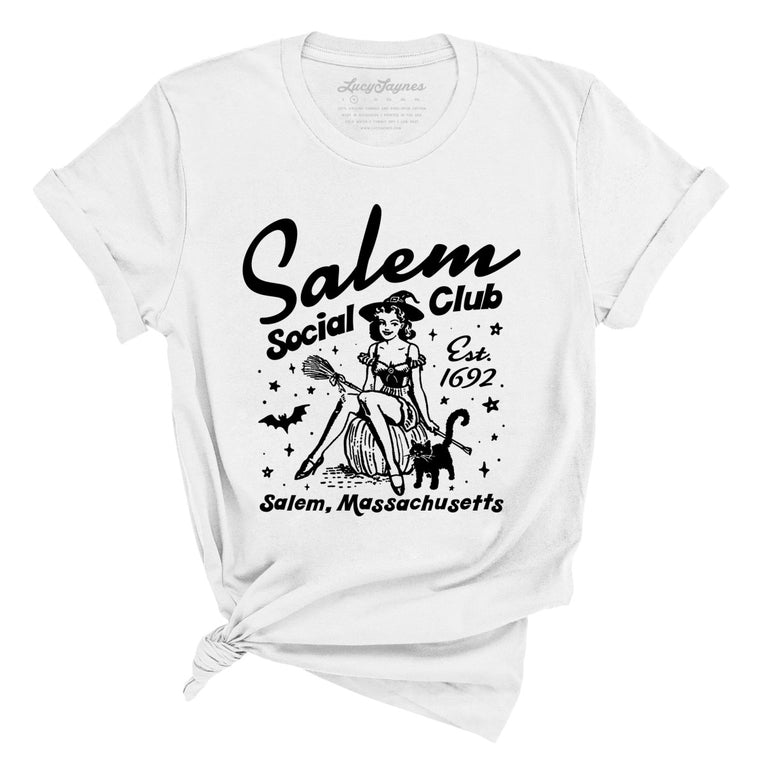 Salem Social Club - White - Full Front