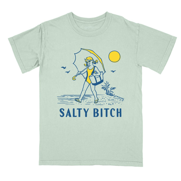 Salty Bitch Comfort Colors Graphic Tee - Bay