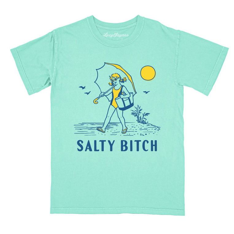 Salty Bitch Comfort Colors Graphic Tee - Island Reef