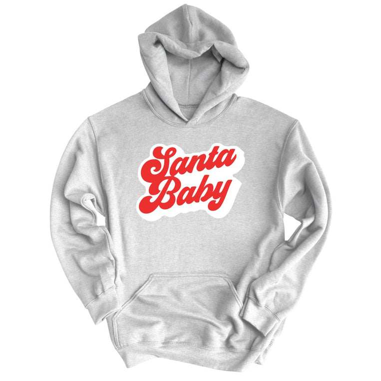 Santa Baby - Grey Heather - Full Front