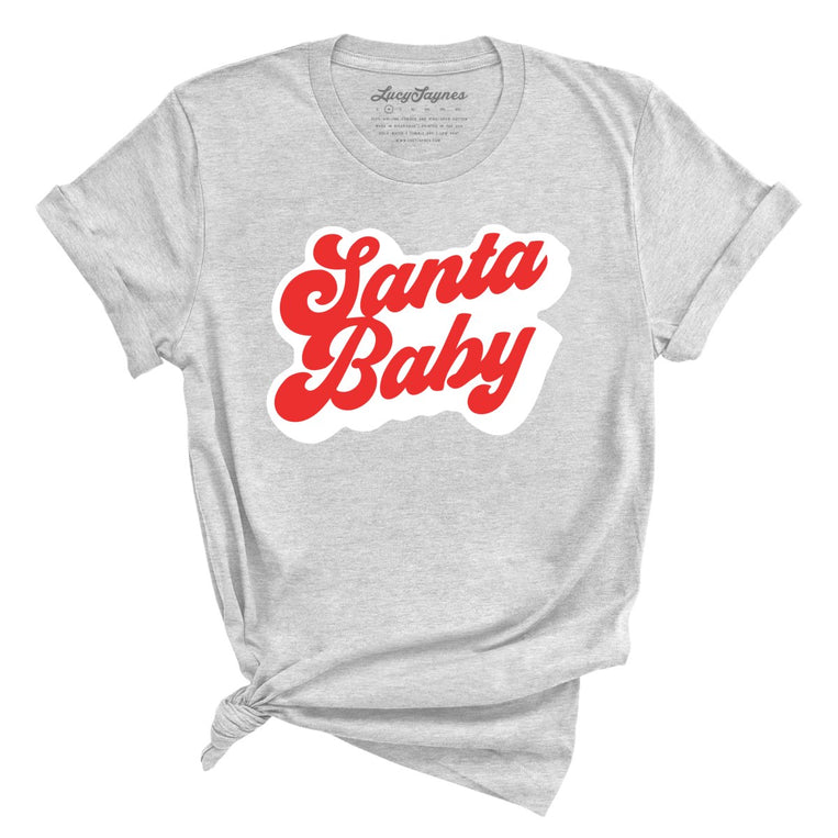 Santa Baby - Athletic Heather - Full Front