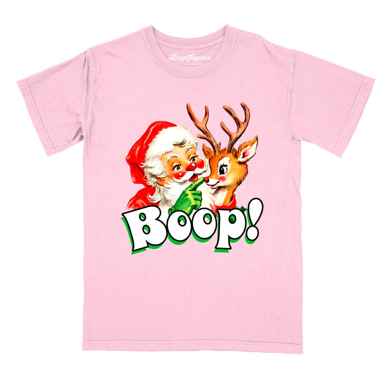 Santa Boop - Blossom - Comfort Colors Tee