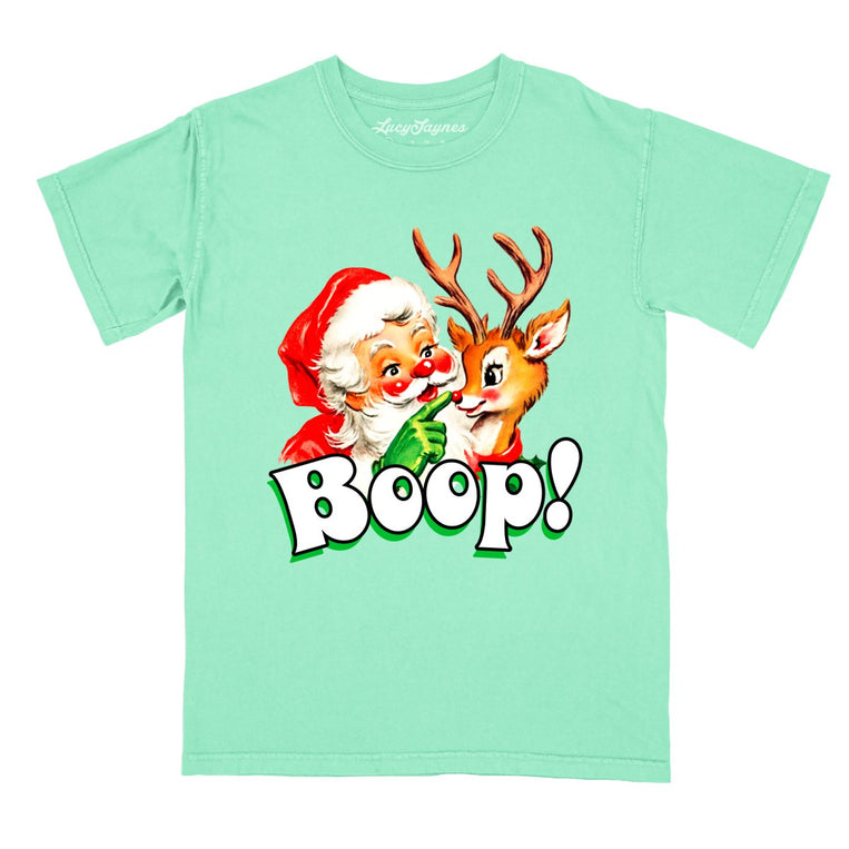Santa Boop - Island Reef - Comfort Colors Tee
