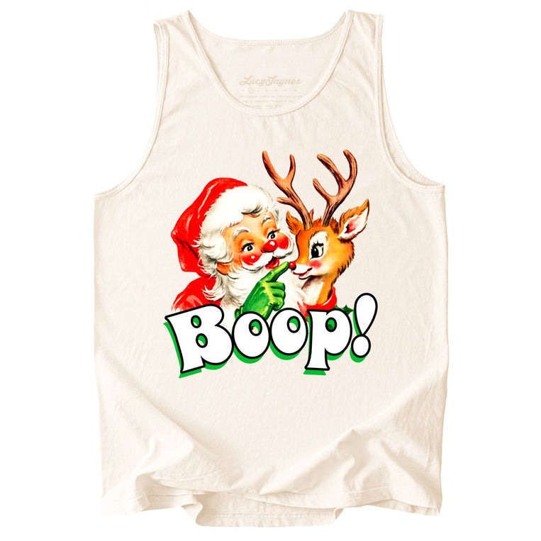 Santa Boop Comfort Colors Graphic Tank Top