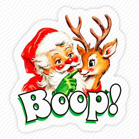 Santa Boop Sticker