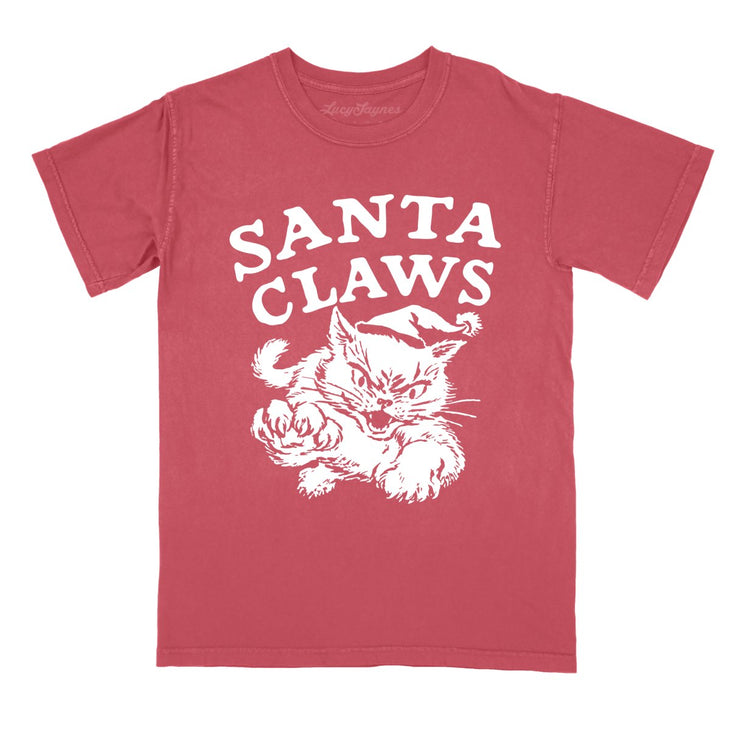 Santa Claws Comfort Colors Tee