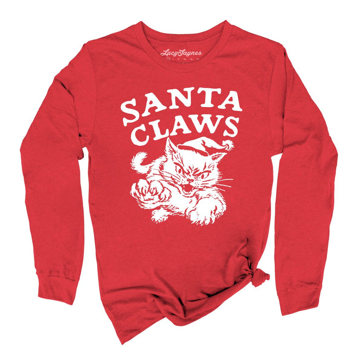 Santa Claws Long Sleeve Tee