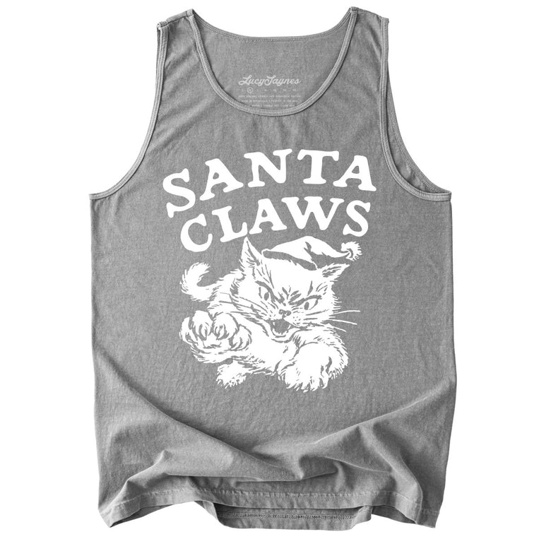 Santa Claws - Grey - Tank Top