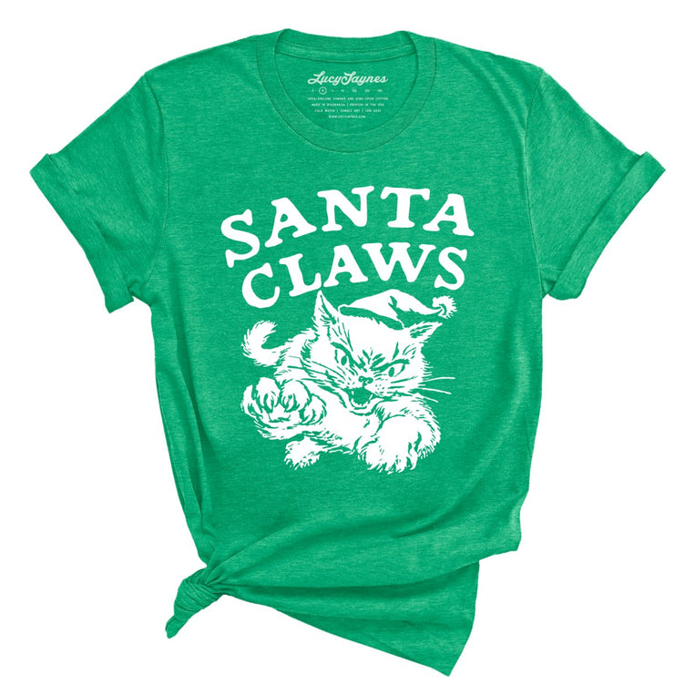 Santa Claws - Heather Kelly - Unisex T-Shirt