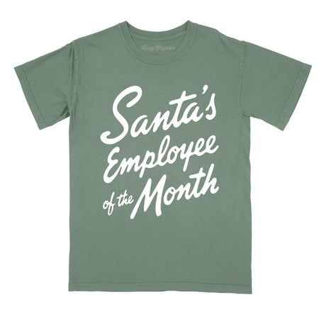 Santa's Employee Of The Month Comfort Colors Tee