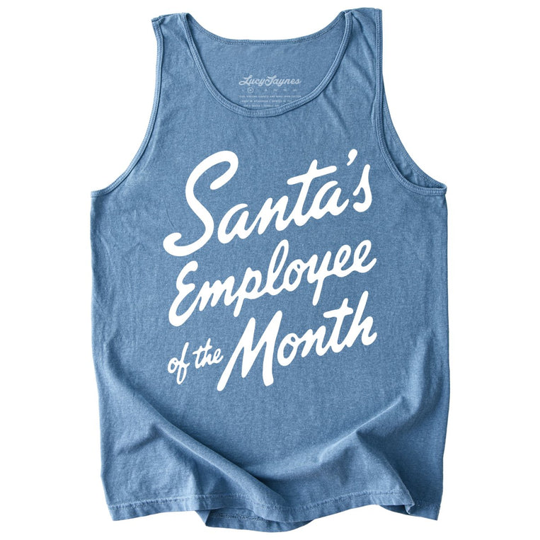 Santa's Employee Of The Month - Blue Jean - Tank Top