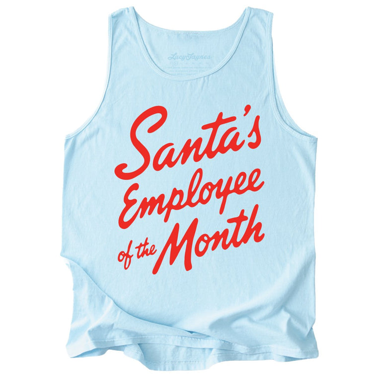 Santa's Employee Of The Month Tank Top - Chambray - Tank Top