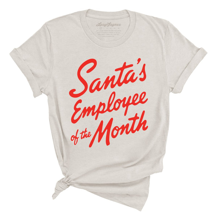 Santa's Employee Of The Month - Heather Dust - Unisex T-Shirt