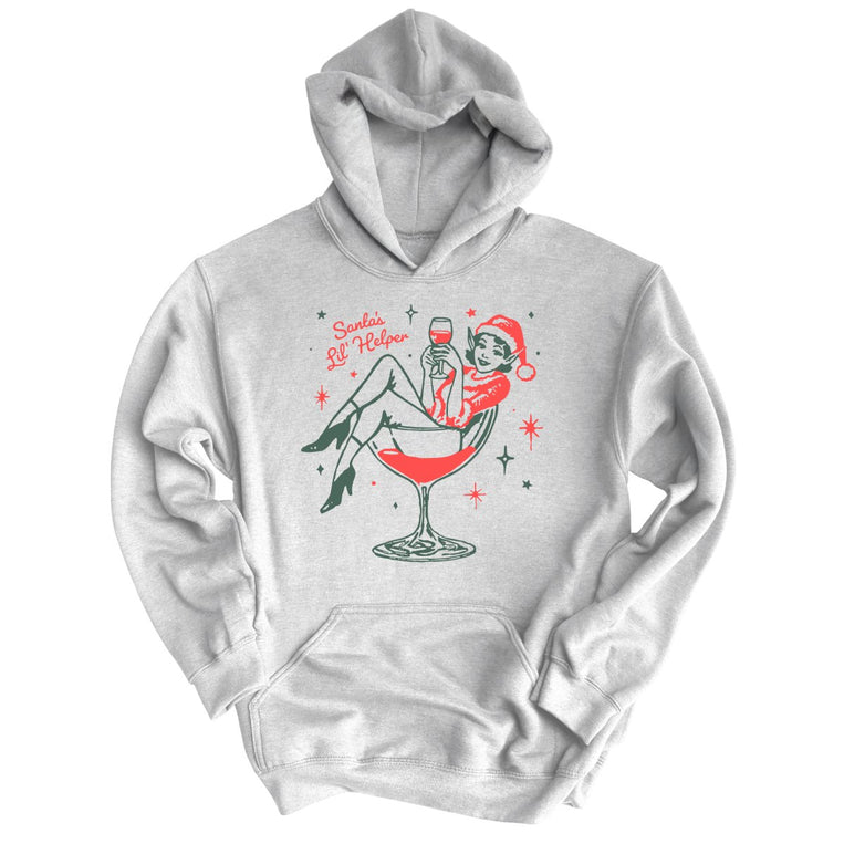 Santa's Lil' Helper - Ash - Unisex Hoodie