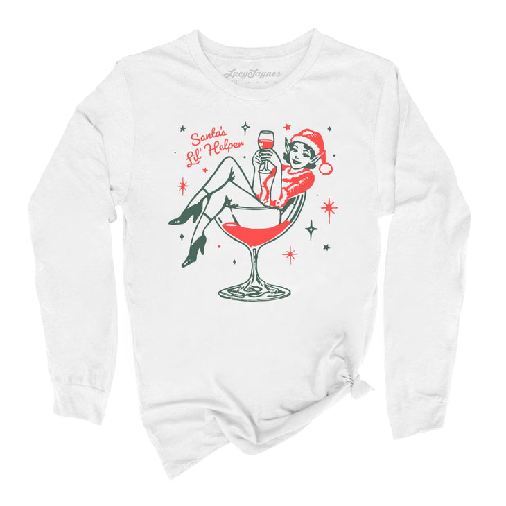 Santa's Lil' Helper Long Sleeve Tee