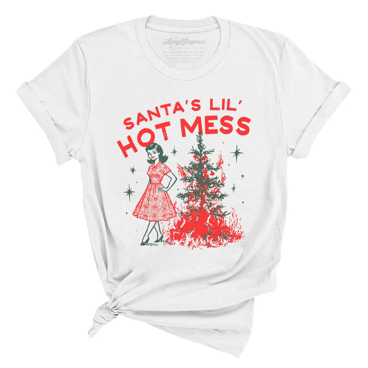 Santa's Lil' Hot Mess Tee