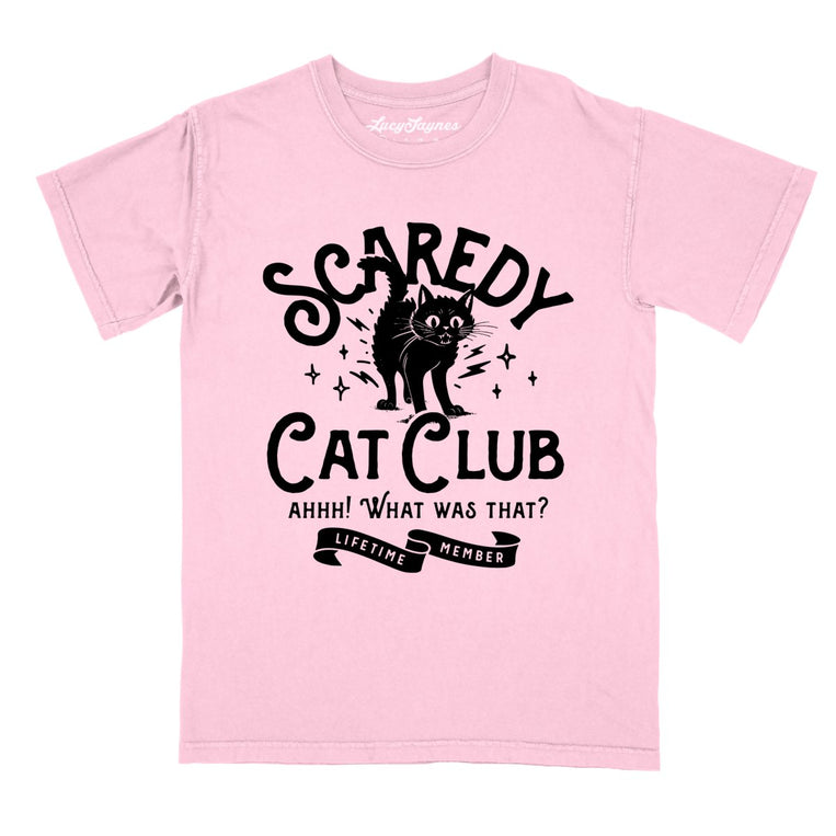Scaredy Cat Club - Blossom - Comfort Colors Tee