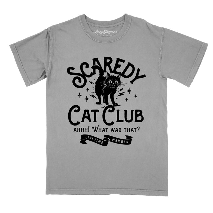 Scaredy Cat Club Comfort Colors Tee