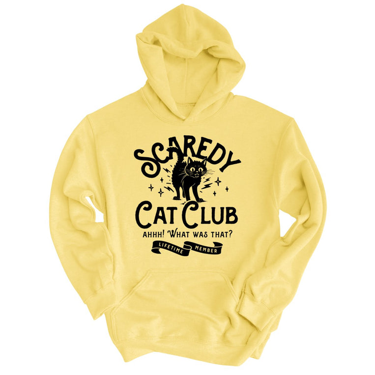 Scaredy Cat Club - Light Yellow - Full Front