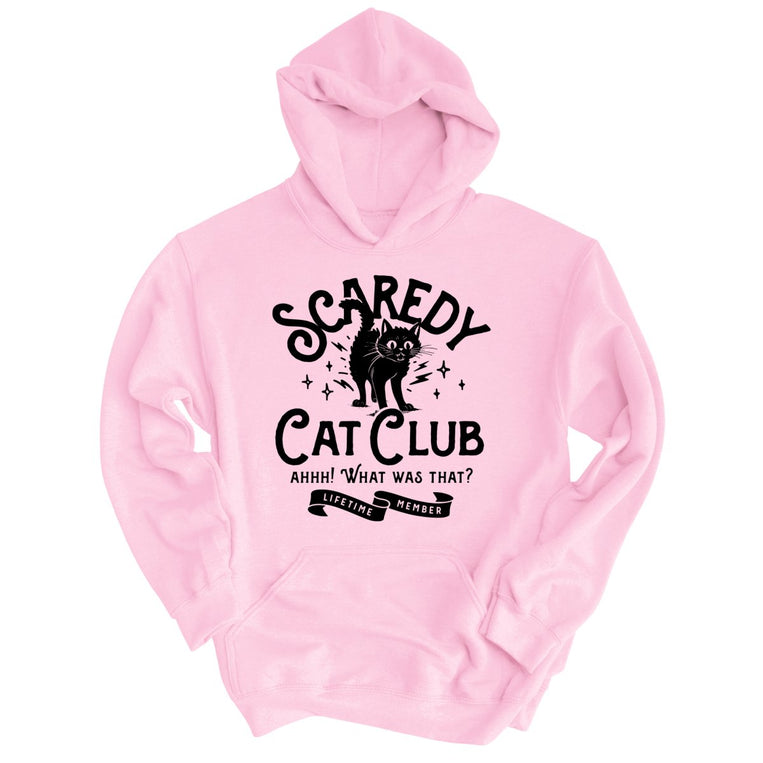 Scaredy Cat Club - Light Pink - Full Front