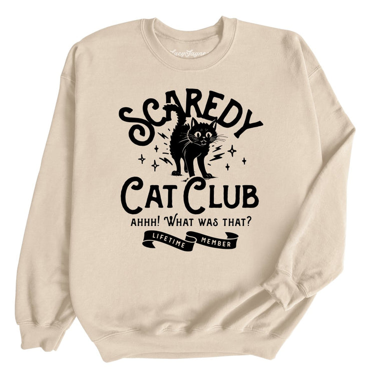 Scaredy Cat Club - Sand - Full Front