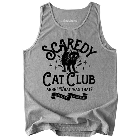 Scaredy Cat Club Comfort Colors Tank Top