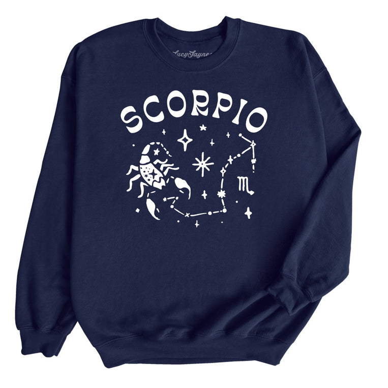 Scorpio - Navy - Unisex Sweatshirt
