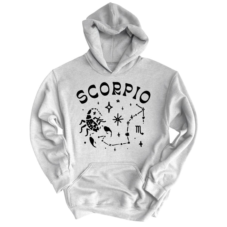Scorpio Graphic Hoodie - Ash