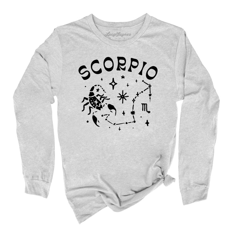 Scorpio - Athletic Heather - Unisex Long Sleeve T-Shirt