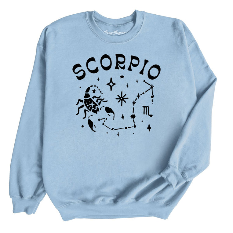 Scorpio - Light Blue - Unisex Sweatshirt