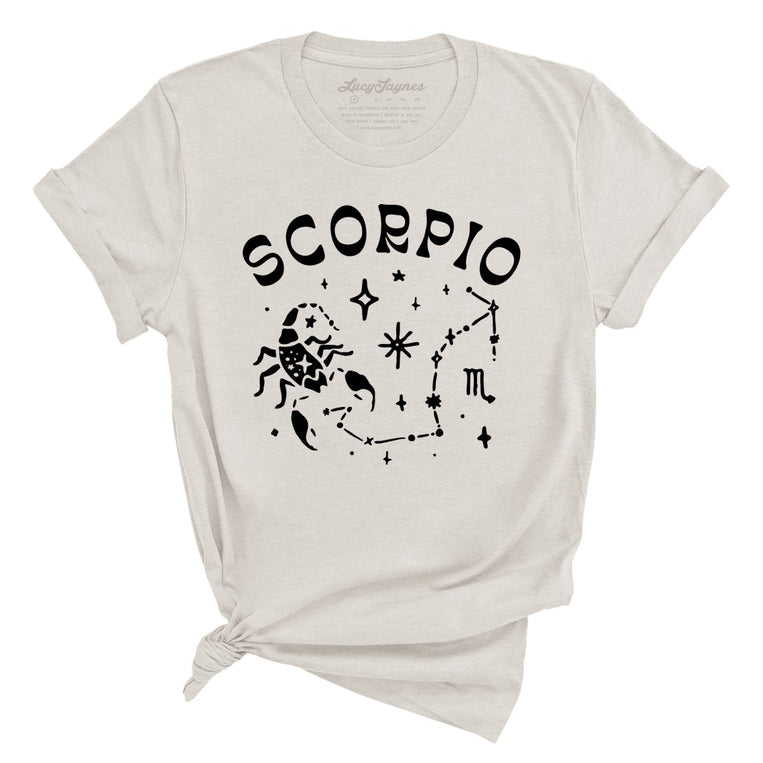 Scorpio Graphic Tee - Heather Dust