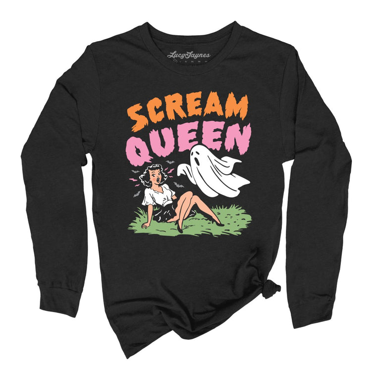 Scream Queen - Black - Unisex Long Sleeve T-Shirt