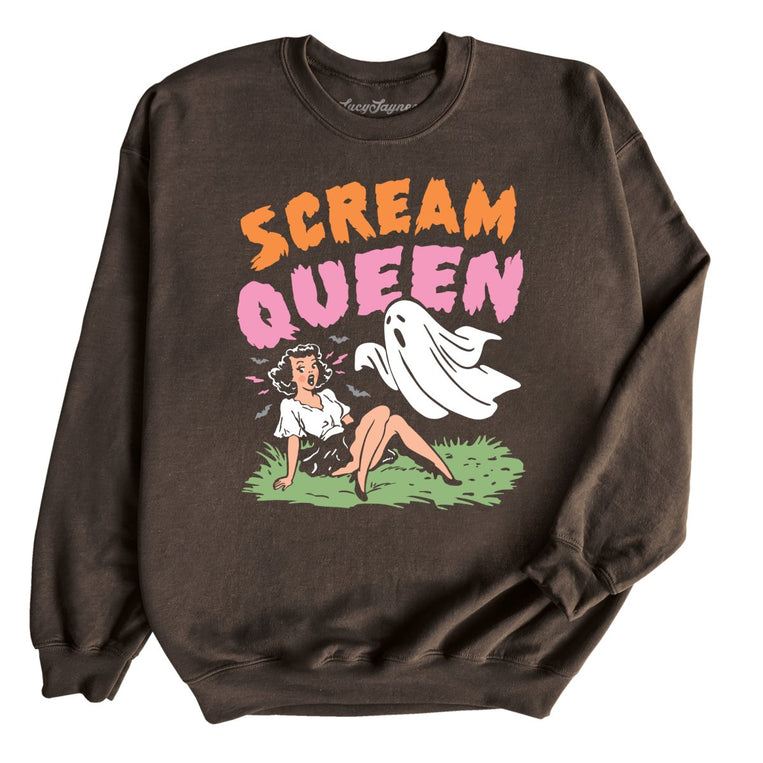 Scream Queen - Dark Chocolate - Unisex Sweatshirt