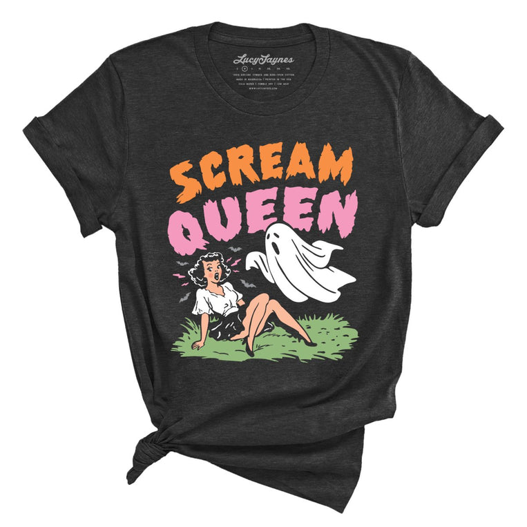 Scream Queen - Dark Grey Heather - Unisex T-Shirt