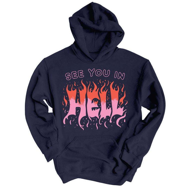 See You In Hell - Classic Navy - Full Front