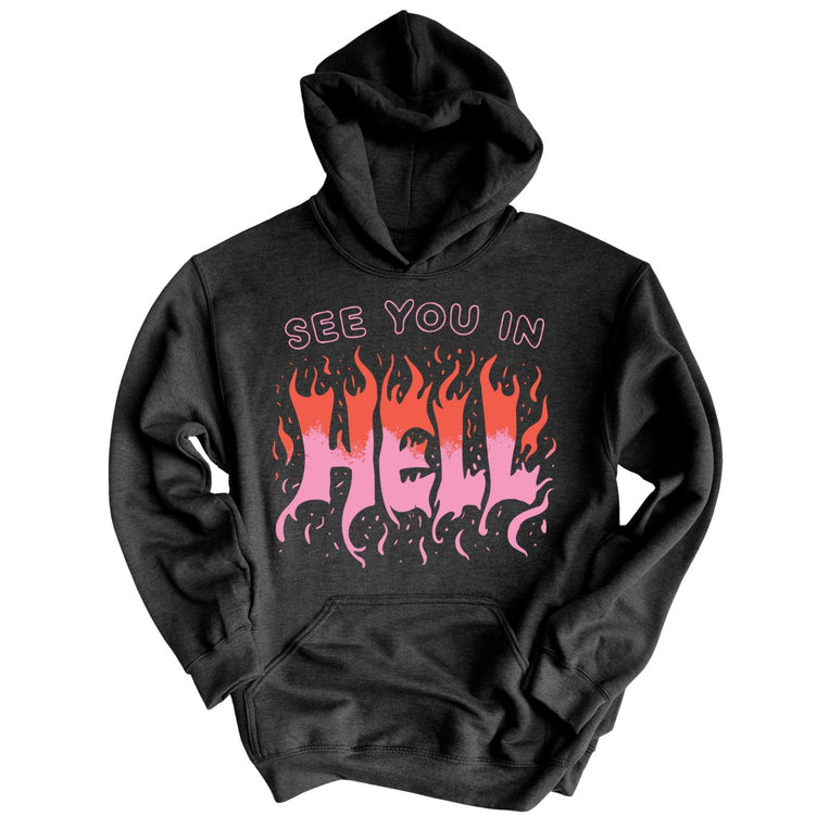 See You In Hell - Charcoal Heather - Full Front