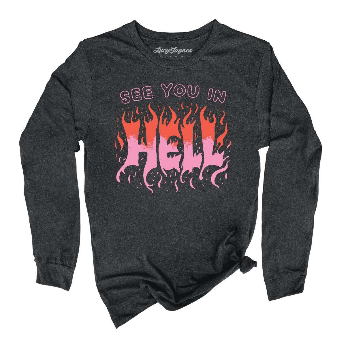 REMAKE セーラー服 半袖夏服 SEE YOU IN HELL See You In Hell Long Sleeve Tee | Lucy Jaynes