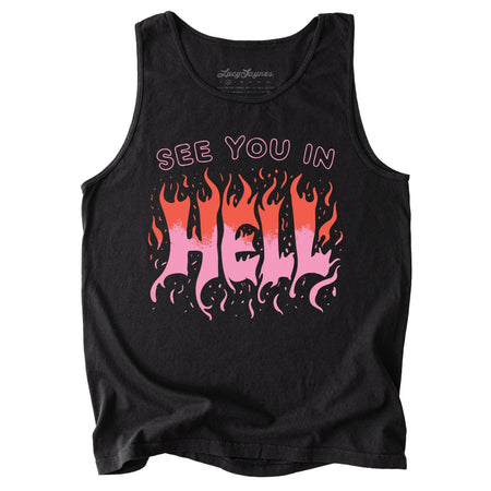 See You In Hell Comfort Colors Tank Top