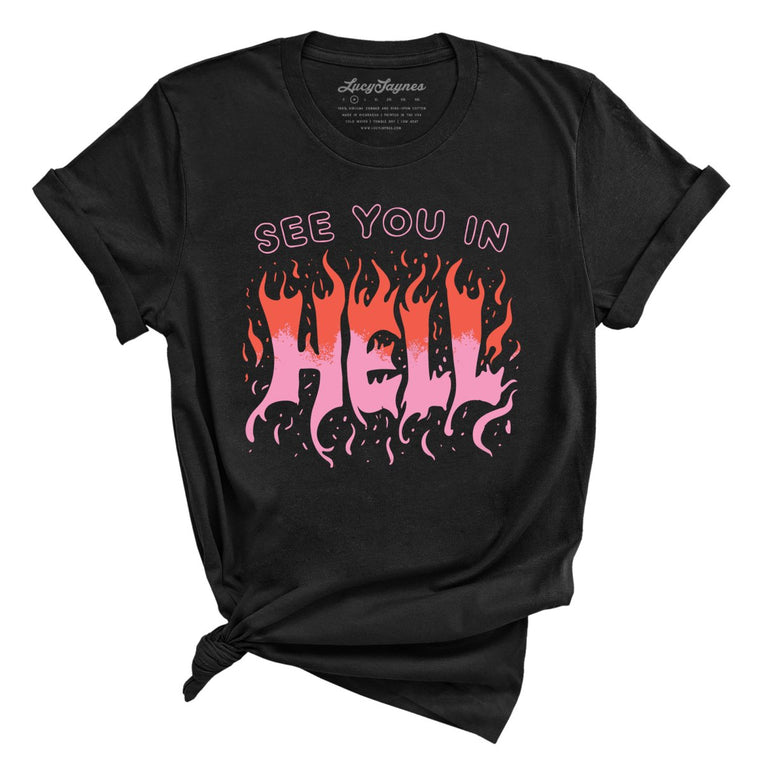 See You In Hell - Black - Full Front