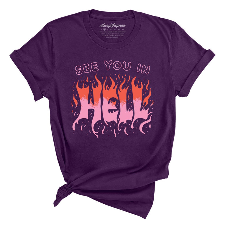 See You In Hell - Team Purple - Full Front