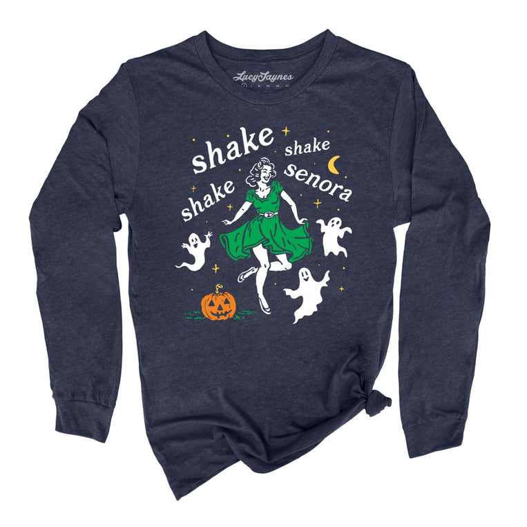 Shake Shake Shake Senora - Heather Navy - Full Front