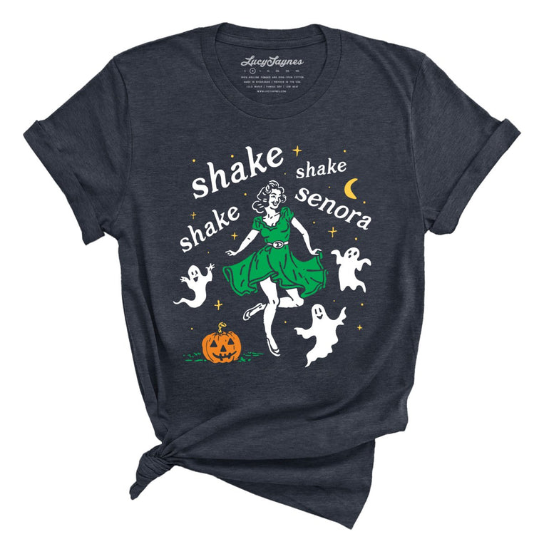 Shake Shake Shake Senora - Heather Navy - Full Front