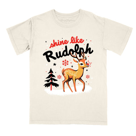 Shine Like Rudolph Comfort Colors Tee