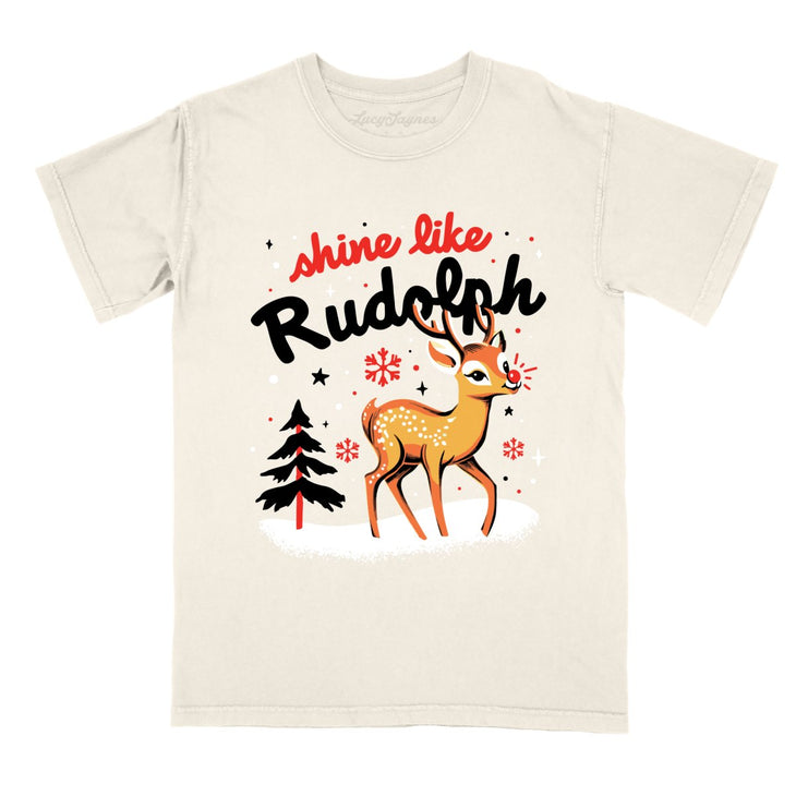 Shine Like Rudolph Comfort Colors Tee
