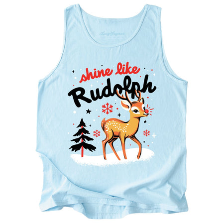 Shine Like Rudolph Comfort Colors Tank Top
