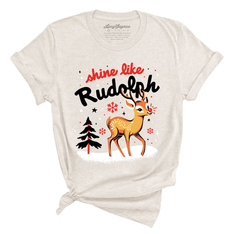 Shine Like Rudolph - Heather Dust - Full Front