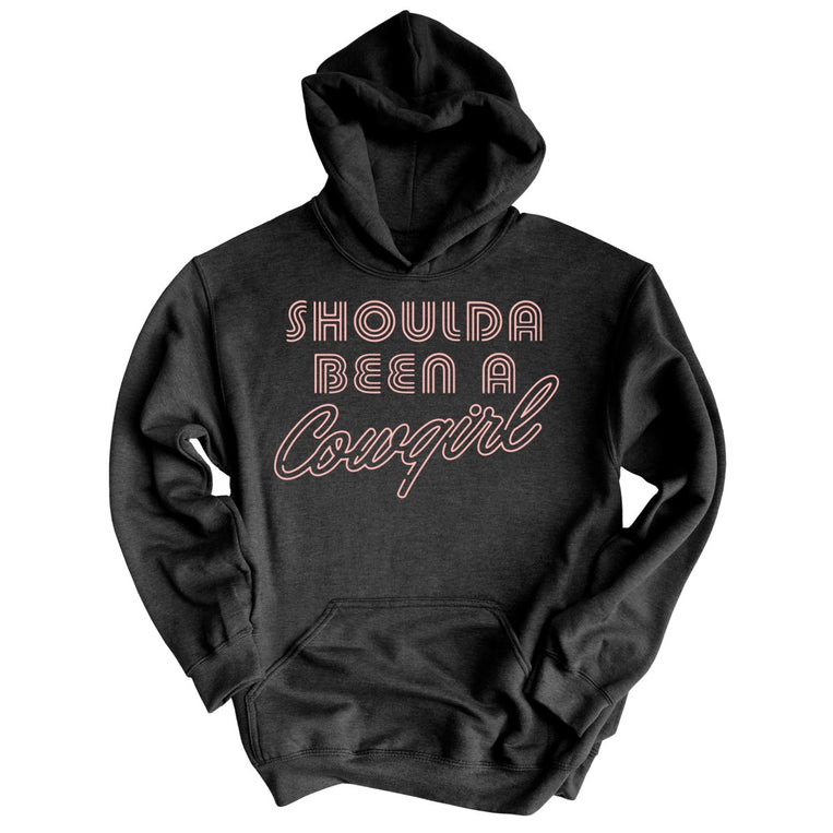 Should of Been a Cowgirl Retro Neon - Charcoal Heather - Full Front
